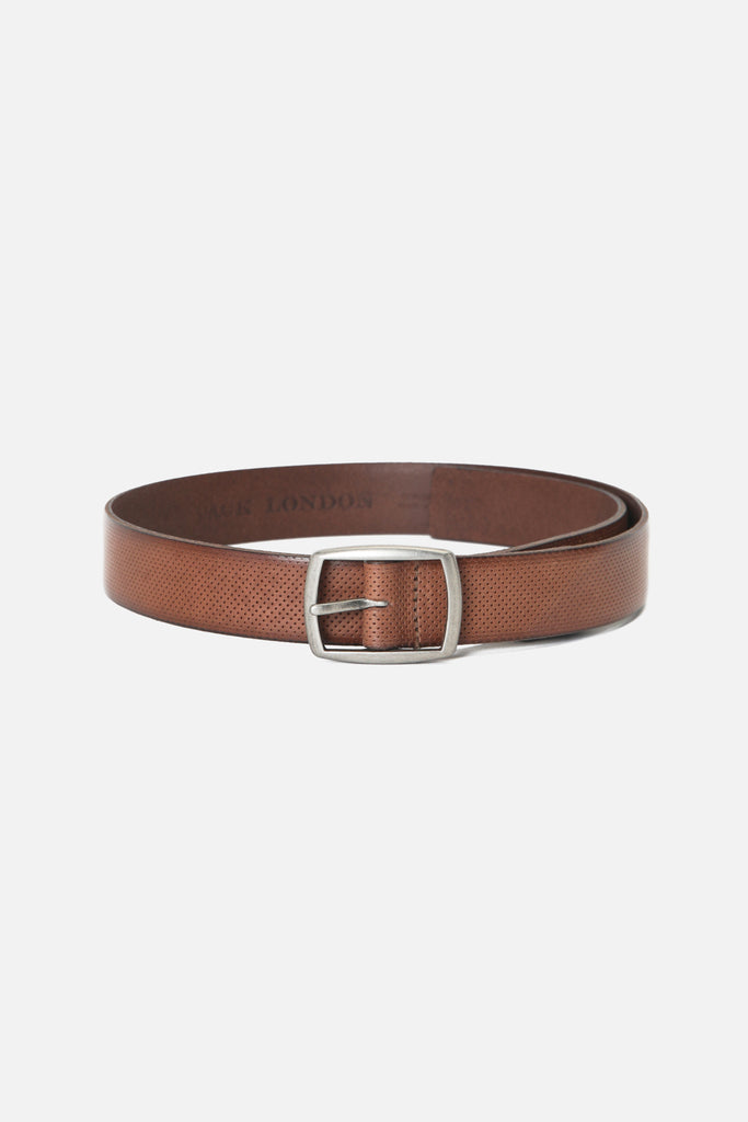 Brown Perforated Chase Belt – Jack London
