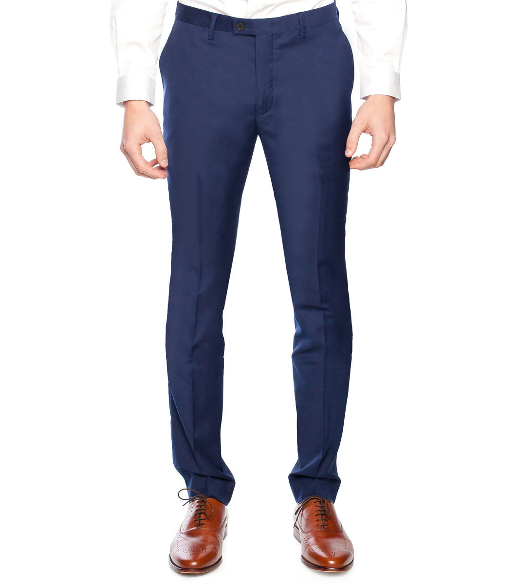 Buy Charcoal Grey Milano Fit Formal Trousers online | Looksgud.in