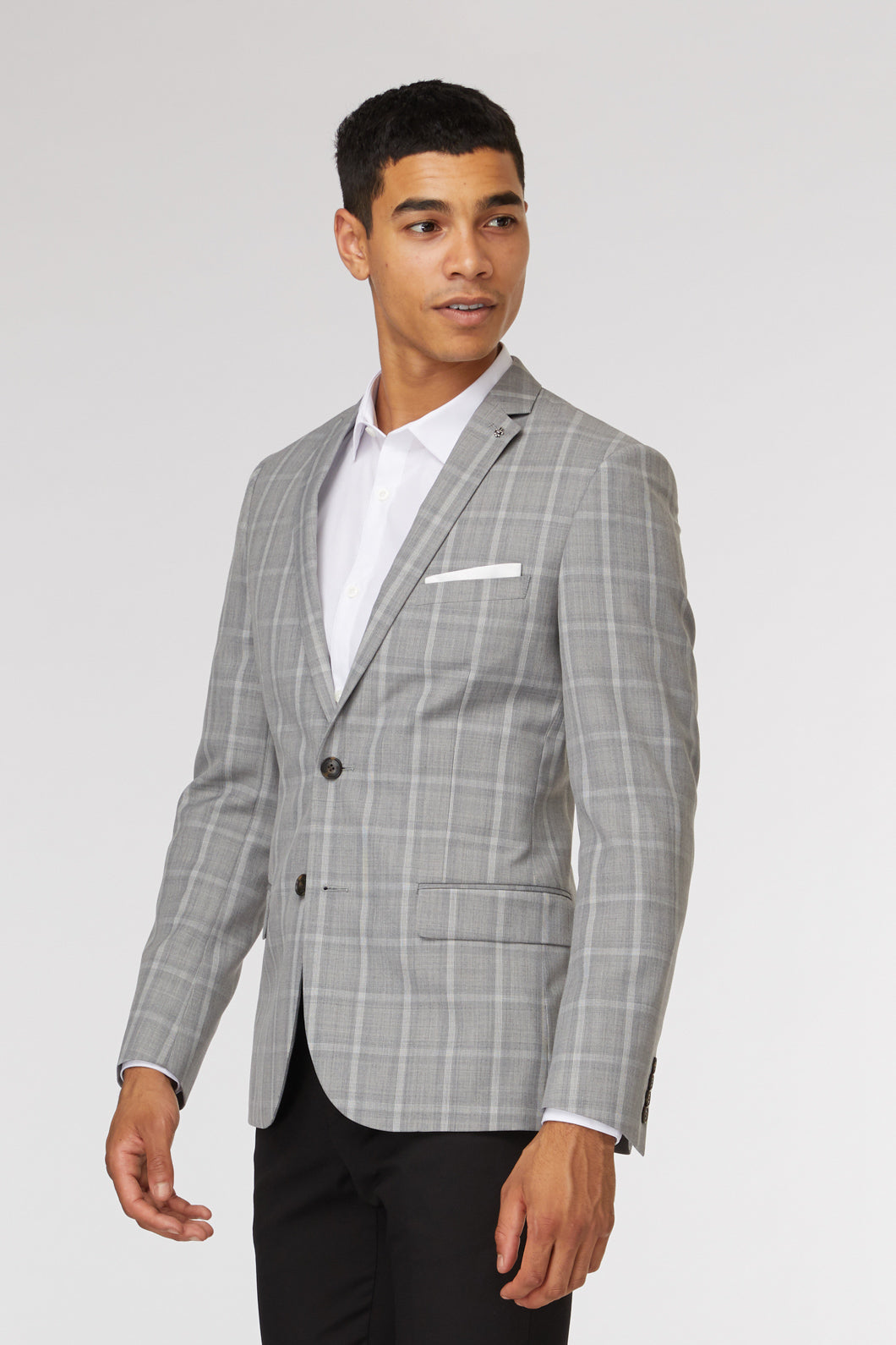 Grey check 2025 sport coat